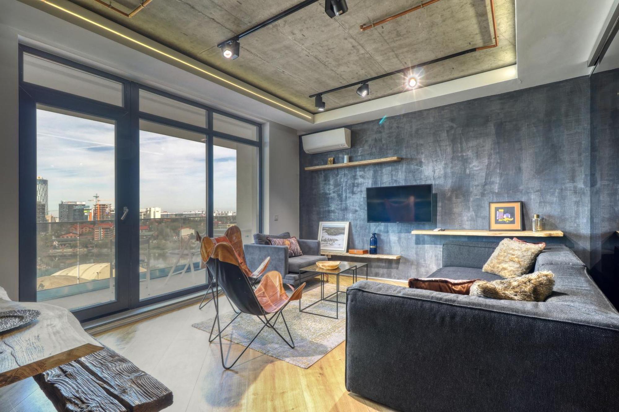 Penthouse Floreasca Bucureşti Exterior foto