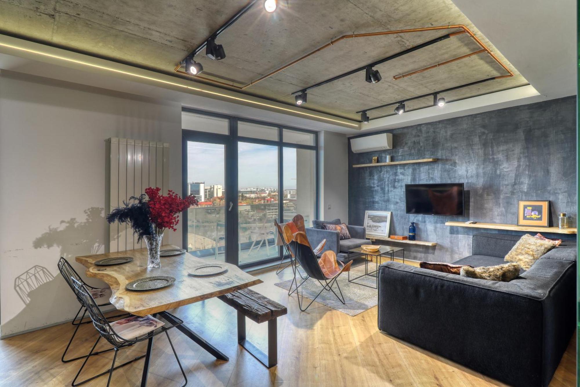Penthouse Floreasca Bucureşti Exterior foto