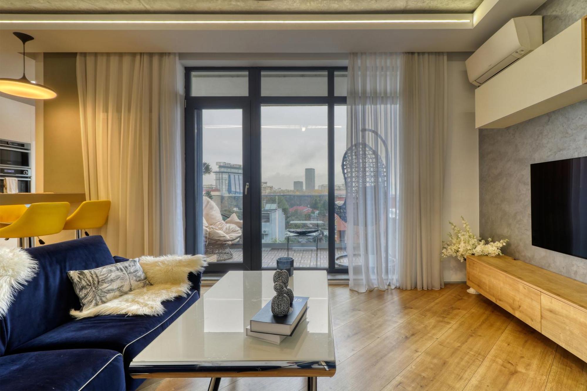 Penthouse Floreasca Bucureşti Exterior foto